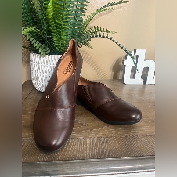 PIKOLINOS Dark Brown Leather Clogs Size 8.5 - Picture 5 of 13